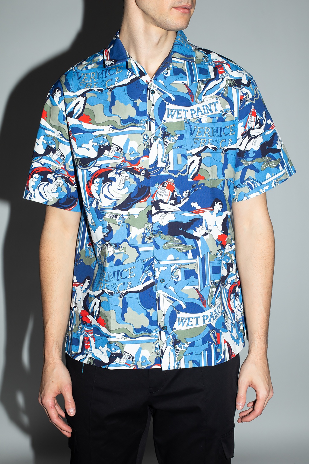 Iceberg Patterned shirt Sustainable with short sleeves